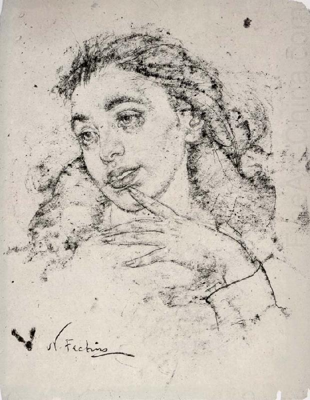 Young Girl, Nikolay Fechin